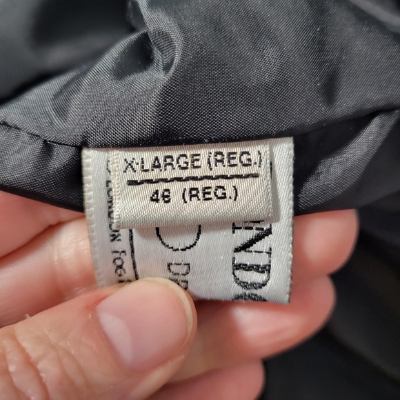 Mens London Fog Gray Microfiber Jacket Size 46 Reg - Picture 12 of 15